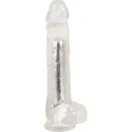 You2Toys: Crystal Clear Dildo Vibrator, 24,5 cm
