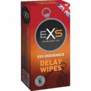 EXS Delay Wipes 6-pack