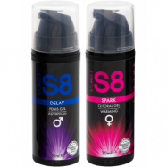 Stimul8: S8 Together Pleasure Kit, Spark + Delay, 2 x 30 ml