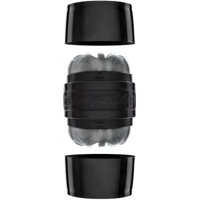 Fleshlight: Quickshot Boost, svart/silver