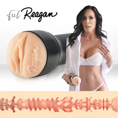 Kiiroo Feel Reagan Stroker - Fleshlight Keon Vaginal Masturbator Sleeve - Reagan Foxx