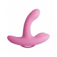 3Some: Rock N' Grind, Silicone Vibrator, rosa