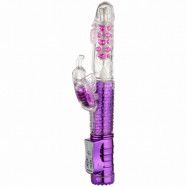 baseks Thrusting Butterfly Uppladdningsbar G-punktsvibrator - Purple