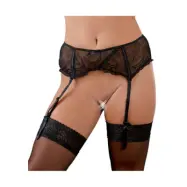 Basic Suspender Belt, Black