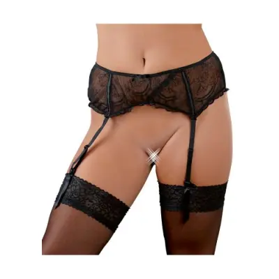 Basic Suspender Belt, Black