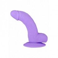 DIX DONG W SUCTION CUP 5" PURPLE -Dildo 14 cm