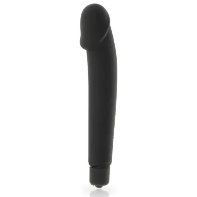 Dolce Vita - Realistisk G-punktsvibrator i Silikon 15,8 cm - Svart