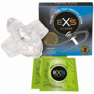 EXS G-Lover Penisring med Kondomer 2 st - Klar