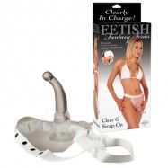 FETISH FANTASY CLEAR G STRAP-ON - strap on för g punkten