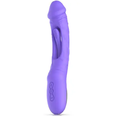 Flax Vibrating Dildo With G-Spot Stimulator