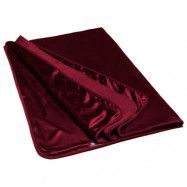 Liberator Fascinator Throw Merlot Lyxlakan - Red