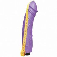 Queeny Love Giant Lover Vibrerande Dildo 33 cm - Purple