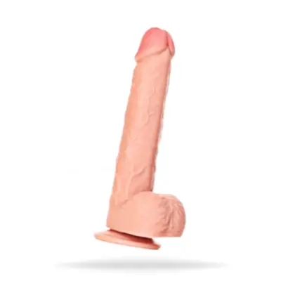 Realistic Dildo with Balls and Suction Cup 25,5 cm