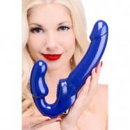 REVOLVER II VIBRATING STRAPLESS STRAP ON DILDO