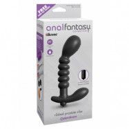 RIBBED PROSTATE VIBE BLACK