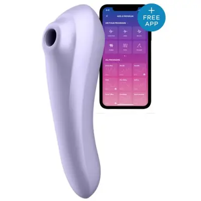 Satisfyer Air and Vibe Dual Pleasure, Mauve