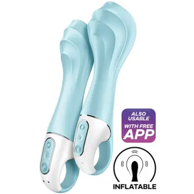 Satisfyer Air Pump Vibrator 5+ Blue