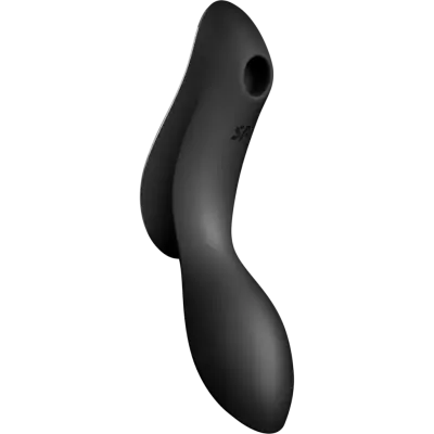 Satisfyer: Curvy Trinity 2, Air Pulse Vibrator, svart