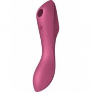 Satisfyer: Curvy Trinity 3, Air Pulse Vibrator, röd