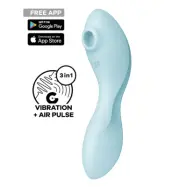 Satisfyer Curvy Trinity 5+ Connect App Blue