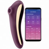 Satisfyer Dual Kiss Air Pulse Vibrator   - Lila