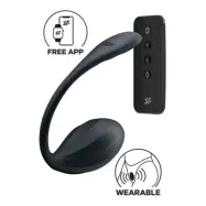 Satisfyer Ribbed Petal App Vibrator Black