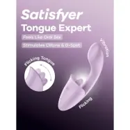 Satisfyer Tongue Expert Clitoral& G-Spot Stimulator