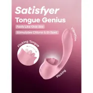 Satisfyer Tongue Genius Clitoral& G-Spot Stimulator