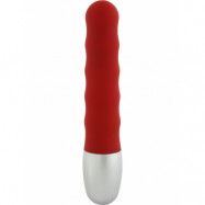 SevenCreations: Discretion Ribbed, Minivibrator, röd