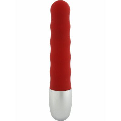 SevenCreations: Discretion Ribbed, Minivibrator, röd