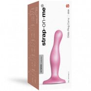 Strap-On-Me Dildo Plug Curvy Metallic Sugar Pink S