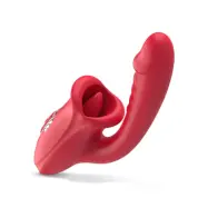 Teazers Dildo With Clitoris Stimulator