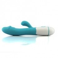 Turquoise Pretty Love Snappy - 30 Funktion vibrator, dubbla motorer, silikonmaterial