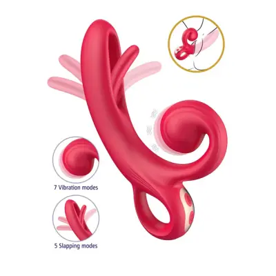 Vibrator With Tongue& Clitoral Stimulation