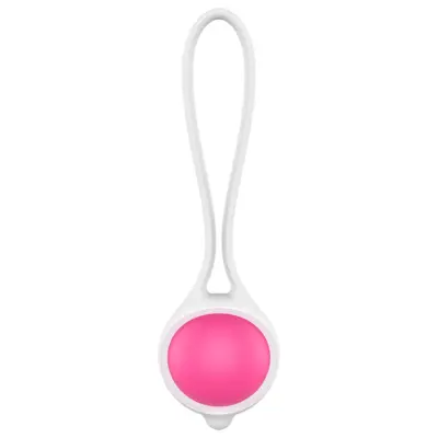 Womanvibe - Geishakula Keisy I Knipkula i Premium Silikon - Vit/Rosa