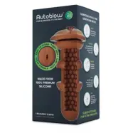 Autoblow A.I. Silicone Vagina Sleeve - Brown