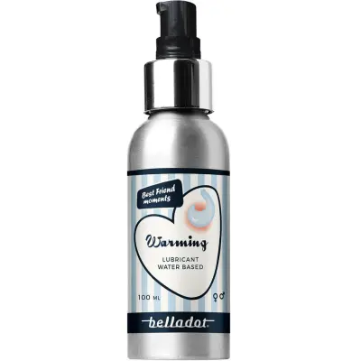 Belladot Värmande: Vattenbaserat Glidmedel, 100 ml