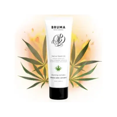 Bruma Sativa Seed Oil Sliding Gel Warming Cannabis Flavor 100 Ml