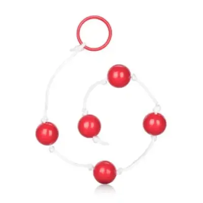 CalExotics Medium Anal Beads RED