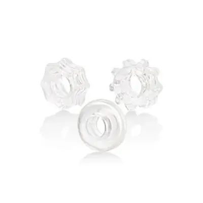 CalExotics Reversible Ring Set CLEAR