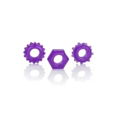 CalExotics Reversible Ring Set PURPLE