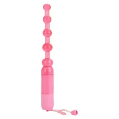 CalExotics Vibrating Pleasure Beads PINK