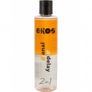 Eros: 2in1 Water-based Lubricant, Anal & Delay, 250 ml