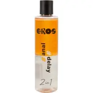 Eros: 2in1 Water-based Lubricant, Anal & Delay, 250 ml