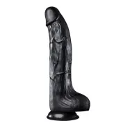 Hoodlum 9 Inch Realistic Dong - Black