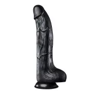 Hoodlum 9 Inch Realistic Dong - Black