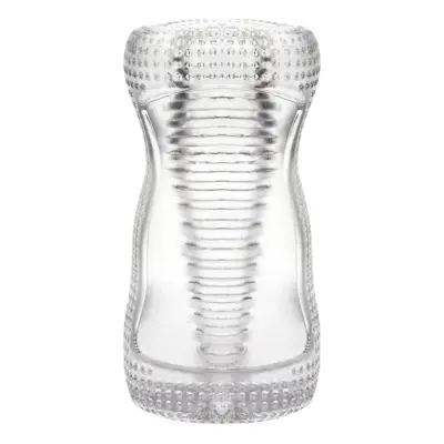 Ice Girl Clear Striated Masturbator