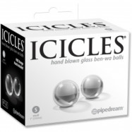 Icicles glass balls small