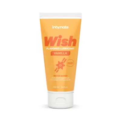 Intymate - Wish Vanilla - Vattenbaserad Glidmedel med smak av Vanilj 100 ml
