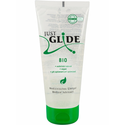 Just Glide Bio: Vattenbaserat glidmedel, 200 ml